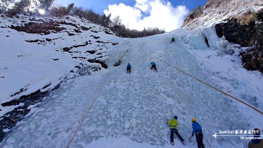 雙溝橋冬季攀冰訓練攻略與心得36_