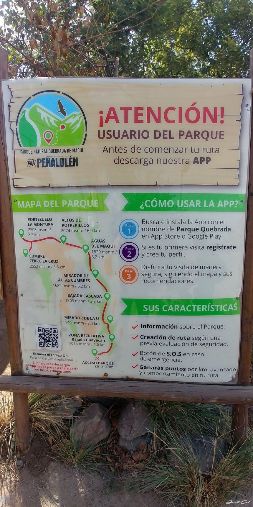 智利 - 聖地牙哥旅遊·自助探訪瀑布、俯瞰市景熱門登山健行路線04_